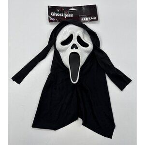 Scream Ghost Face Adult Costume Hooded Halloween Mask Scary Fun World NEW